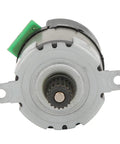 Front view of 12 To 24 Volt DC Servo Motor With 100 Line Encoder Micro Brushless Drive Great For Robotics And CNC Builds And DIY Projects 3100 RPM At 12V And 6100 RPM At 24V High Speed Performance For Computer Motherboards