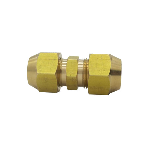1/4 Inch No Weld Copper Pipe Connector For Hvac Ac Lines No Sweat Compression Coupler, heavy duty brass connector.