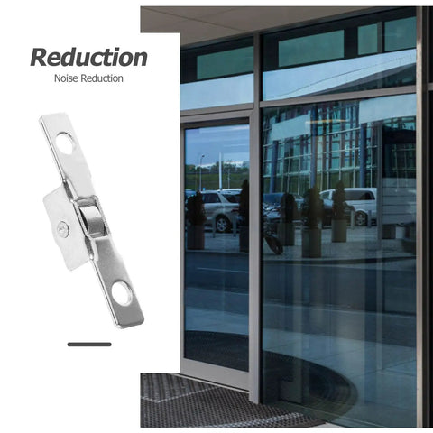Pro Level 10 Pack Sliding Door Rollers With 10 mm Bore Bearing Kit for Window Track Guide Pulleys displayed with a modern glass door.