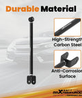 Rear Lower Camber Control Arms For BMW E36 E46 And E89 Z4 - Street-Ready Adjustable Suspension Upgrade For Better Grip And Alignment, Fits 1992-2000 E36, 1999-2005 E46, 2009-2016 Z4, Black; black carbon steel arm