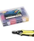 670 Piece Heat Shrink Tubing Kit With Wire Stripper Cutter, 2 To 1 Shrink Ratio, 6 Colors, 13 Sizes, 20 Types Assorted Sleeving Tubes