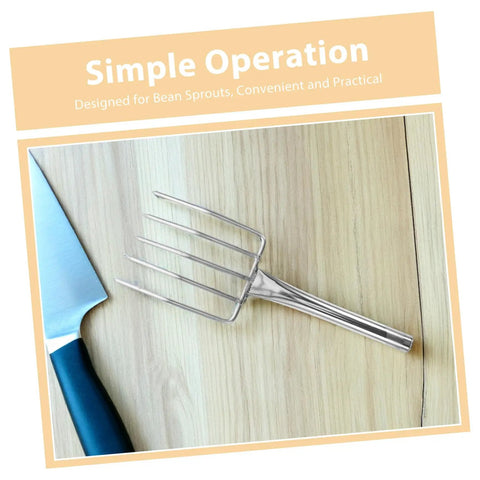 Heavy Duty Garden Fork And Small Shovel For Digging And Transplanting, Compact Stainless Steel Spade next to a wooden surface.