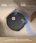 Smart Robot Vacuum And Mop With Auto Empty Dock Self Cleaning Mop Beast Suction Power 19500 Pa Precise Obstacle Avoidance