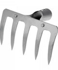 5 Teeth Garden Rake Head Made From Galvanized Manganese Steel, Heavy Duty Metal Rake Head For Yard Work, Garden Farm And Backyard Cleanup, 18.5 By 11.5 Cm, 1.34 Inch Inner Diameter, Handle Not Included.