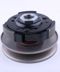 High Performance Racing Clutch Assembly With Bell for GY6 125cc, shown with 19 splines bell, 138mm OD, 141mm pulley OD.