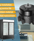 Evaporator And Condenser Fan Motor Replacement For TR And UR Refrigerators 115V 9W 1550 RPM with two-door commercial fridge