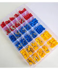 Ditch The Guesswork With This Epic 720Pc Assorted Insulated Electrical Wire Crimp Connector Kit Featuring Spade Butt Ring Fork Lugs And Rolled Terminals For Any Hot Wiring Project That Needs To Get Done Right. 720-piece insulated wire crimp connector kit in organizer box