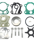 Water Pump Impeller Kit For Yamaha Outboard Motors 50 60 70 HP Includes Pump Cup Housing Gaskets Wear Plate Bolts With Washers