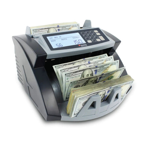 Ultra Fast Cash Counter With UV, MG And IR Counterfeit Detection, Add And Batch Modes, Large LCD Display, Counting Bills