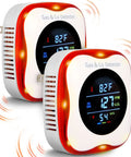 Must-Have Plug-In 4-In-1 Carbon Monoxide And Combustible Gas Detector With Temp And Humidity Sensor For Home RV And Apartment Safety CO