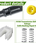 10 Piece Transmission Shifter Linkage Cable Kit With 2 Shift Levers, 4 Bushings, 2 Clamps, And 2 Springs Replaces 52855956AG