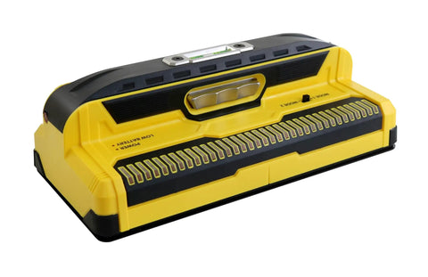 ProSensor MAX 13 Sensor Stud Finder Wall Scanner With Two And A Half Inch Deep Detection And Precision LEDs For Ultra Accurate Fast Wall Scanning For Easy Home Projects, yellow black