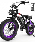 1500W Peak Electric Fat Tire Mountain Bike For Adults With 32 MPH Top Speed, 20 Inch Fat Tires, Removable 48V 20Ah Battery