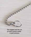 Fish Ball Chain With Retractable Retriever Hook And Storage Case 10 Feet Length Wall Wiring Tool showing ball chain and ring