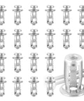 20 Pcs M4 X 20 Hollow Door Anchor Set For Hollow Walls Stainless Steel Cavity Fixing Anchors for aluminium cladding in a grid layout