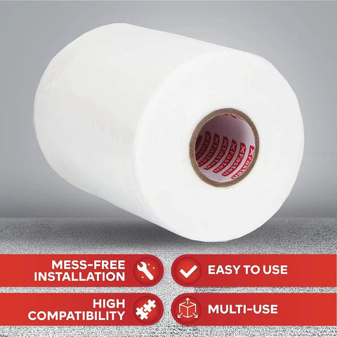 Roll of Shower Waterproofing Membrane Fabric Sheet Non Fracturing Contractor Grade High Compatibility 6 Inch By 75 Feet
