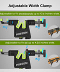 Heavy Duty Ski Snowboard Vise Set For Tuning And Waxing, Adjustable width clamp for skis and snowboards, 2 pieces