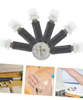 30 Sets Furniture Cam Connector Bolts Kit M6 with Cam Locks for Cabinets Drawers and Wardrobes Ideal for DIY Projects