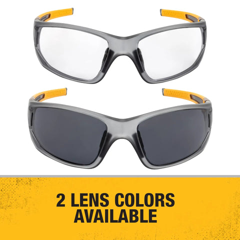 Built Tough Full Frame Vented Safety Glasses With Smoke Lenses And Grippy Rubber Temple Tips For Rock Solid Eye Protection And Dependable Comfort On The Daily Grind