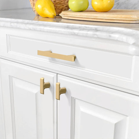 Sleek Champagne Bronze Cabinet Pulls 5 Inch 128mm Hole Centers 10 Pack Kitchen Drawer Handles Hardware Durable Easy Install