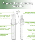 Fresh Mama Game Changer Colostrum Collector Set BPA Free Silicone cups with attached lids, clear measurements, ideal for new moms.