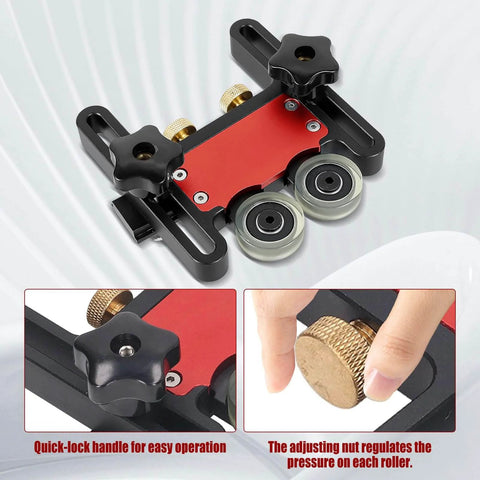 Updated Bearing Roller Featherboards For Table Saw And Router, Versatile Thin Rip Jig And Table Saw Guide For Precise Cuts