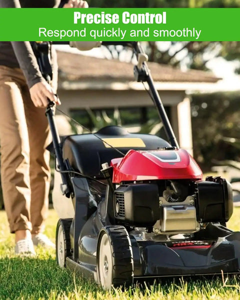 Replacement Throttle Cable For Honda HRX217 Series Lawn Mowers in action, showing quick engine response and precise control