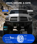 5x4.5 Wheel Spacers Kit With 1 Inch Spacers And 1/2-20 Studs 82.5mm Center Bore Set Of 2. Before-and-after vehicle stance change.