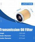CVT Transmission Oil Cooler Filter Without O Ring Replacement For Nissan Rogue 2008 To 2021, Sentra 2007 To 2026, Altima 2007 To 2013 2.5L