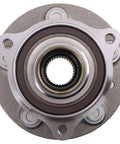 Front view of Front Wheel Bearing And Hub Assembly Set For Jeep Grand Cherokee L And Grand Cherokee 2021 To 2024 Two Piece Kit