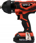 18V Cordless Impact Wrench Beast with 300Nm Torque Badass Lithium Ion Battery Socket Set for Knucklebusting Work Heavy Duty Power Tool Rugged side view shows black and orange design.