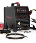 Six In One MIG Welder With Dual Pulse Tech And LCD Screen 120V To 240V Versatile Welding Machine For MIG Pulsed MIG Flux Core Stick