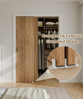 Sliding Barn Door Floor Guide For Double Bypass Doors With Adjustable Three Roller System Easy Install Bottom Guide In White Finish