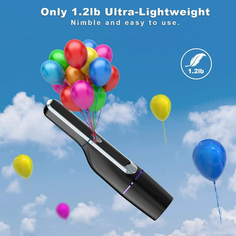 Ultra Lightweight Cordless Handheld Vacuum With Brushless Motor And 14000 Pa Boss Level Suction 1.2 Lb Weight Slim LED Light