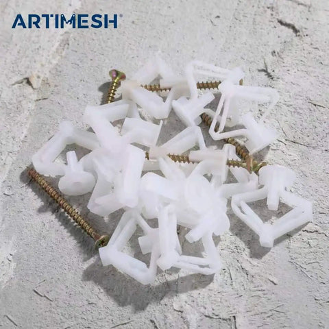 Drywall Anchor Kit With Screws 80 Pcs Self Drilling Hollow Wall Anchors For Three Eighths To One Half Inch Walls easy install kit