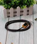 3 Pack TL W5MC1 5mm Inductive Proximity Sensor 3 Wire NPN DC 6-36V Detection Switch with coiled wire next to plants