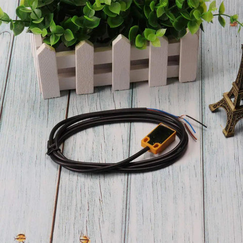 3 Pack TL W5MC1 5mm Inductive Proximity Sensor 3 Wire NPN DC 6-36V Detection Switch with coiled wire next to plants