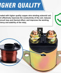 Heavy Duty Starter Solenoid Relay For Predator 420cc And Honda GX Series Engines with copper coil and contacts
