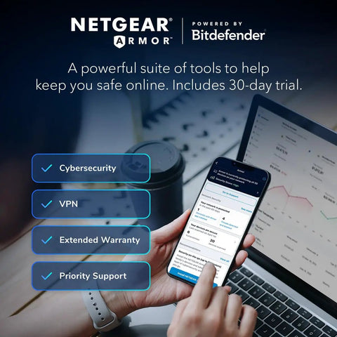 WiFi 7 Router For Turbo Home Network - Standalone Router Only (Modem Required) With 2.5 Gig Ethernet - RS90 in use with cybersecurity features