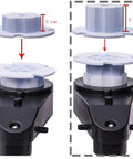 24V 40000RPM RS555 Drive Motor Gearbox Replacement Kit components showing assembly process