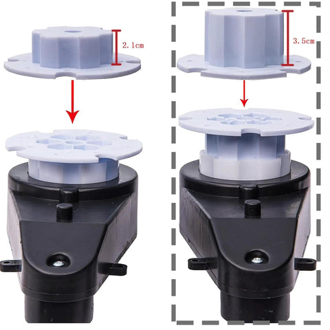 24V 40000RPM RS555 Drive Motor Gearbox Replacement Kit components showing assembly process