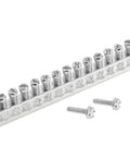 EC3GB212 Heavy Duty Ground Bar Kit With 21 Terminal Positions And Ground Lug For ES And PL Load Centers Accepts No 14 To 2 Cu And Al Conductors