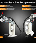 Front And Rear Fuel Pump Assembly For Ford F150 F250 F350 Super Duty 1992 Through 1997, dual pumps SP2005H SP2007H.