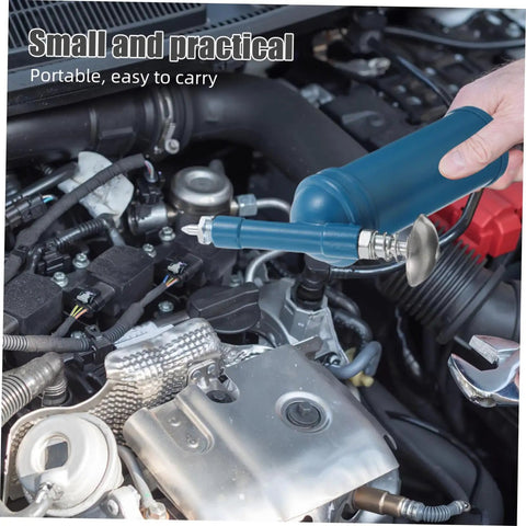 Portable 80cc Grease Gun with Precision Nozzle for Excavators, Cars, and Industrial Equipment used in car engine maintenance