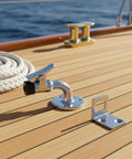 Top Notch Marine Door Stopper With 90 Degree Holder And Rubber Tip For Boats Rvs Campers To Keep Doors Locked Stable Using Durable Stainless Steel That Protects Paint And Handles Heavy Vib on boat deck