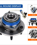 Front Wheel Hub And Bearing Assembly 5 Lug With ABS Ready To Roll Compatible With Chevy Impala Venture Monte Carlo