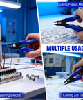 Micro Flush Cutters 5 Pack Small Wire Cutters Snips Pliers Nippers Side Cutter Diagonal Cutting For Zip Ties Craft Electronics