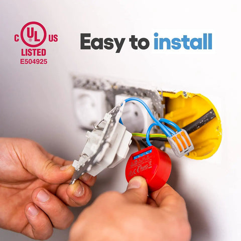 Installing WiFi Smart Relay Switch With Power Metering For Home Automation 1 Channel Up To 16A UL Certified