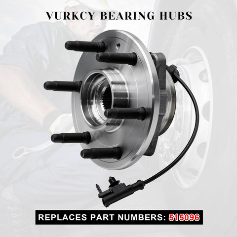 Front Wheel Bearing Hub Assembly 515096 For 2007 To 2014 Escalade ESV AWD 2007 To 2013 Escalade EXT 4WD 6 Lug With ABS