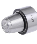Close-up of MT1 Tailstock Center Spur Cup For Wood Lathe And Metalworking Lathe Live Center Drive, heavy duty steel construction, precision tool
